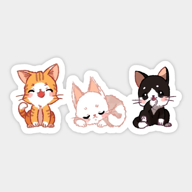 Lil Kittens Sticker by wikiyea